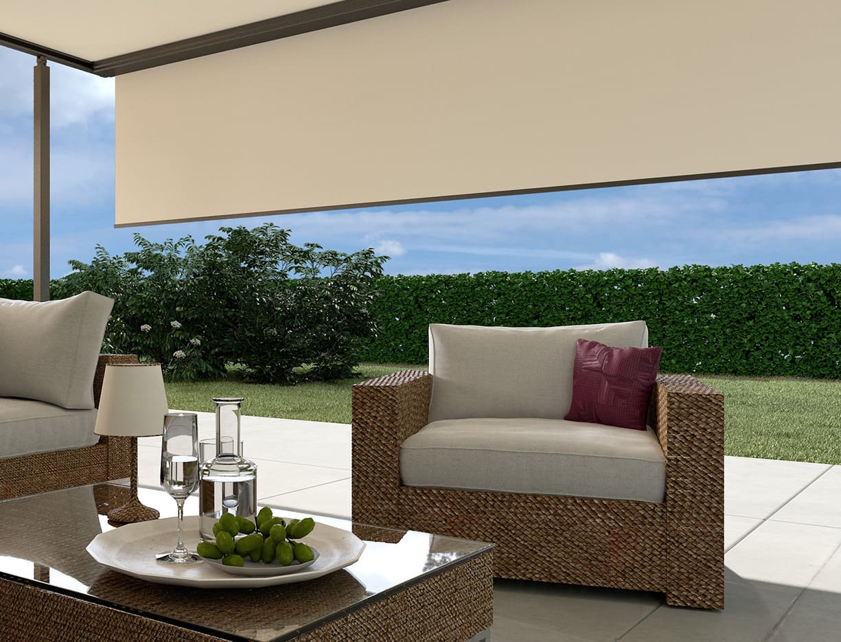 ERHARDT PM pergola awning - perfect fabric tensioning