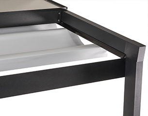 Pergolamarkise QUBE Line - Abdichtungssystem