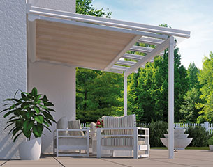 Terrassendach mit perfekter Beschattung - nur von Erhardt