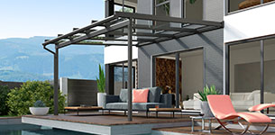 Terrassendach Q100 die perfekte Wohlfühloase